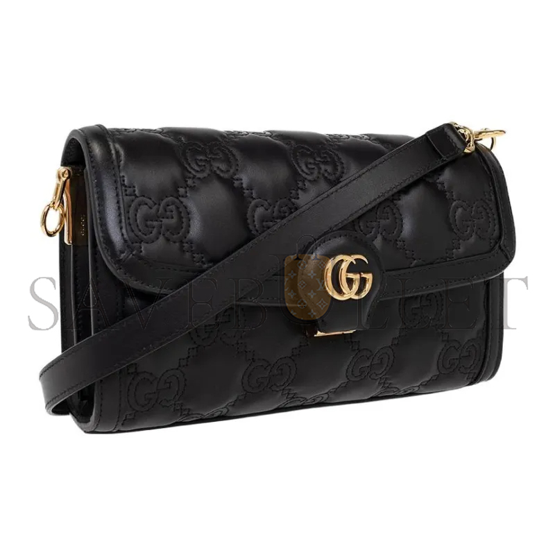 G*u*i small gg matelassÉ leather bag 724529 (25.5*16*8.5cm)